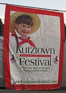 Kutztown Festival sign