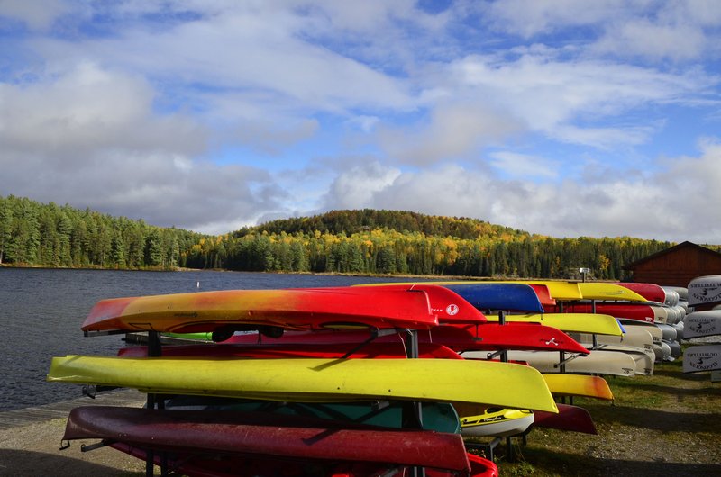 even more canoes