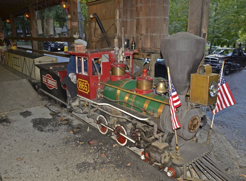 miniature steam train