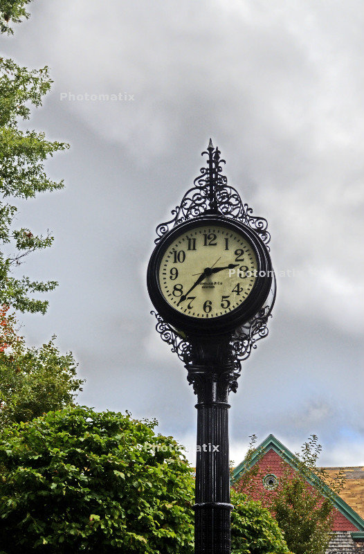 Bar Harbor town clock