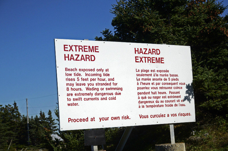 East Quoddy Lighthouse sign