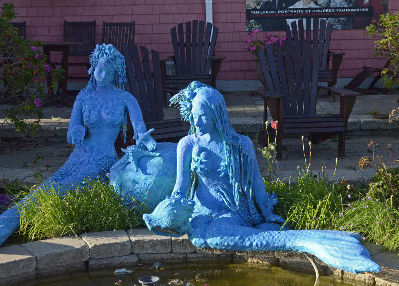 blue mermaids