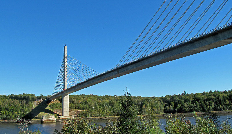 another view of Penobscot Narrows Bridge