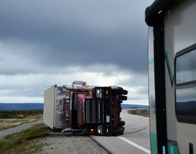 windy day in Newfoundland