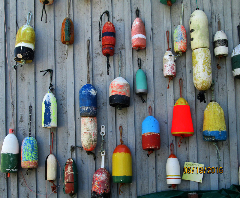 colorful buoys