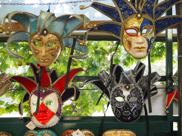 found another little market near the castle selling carnival masks