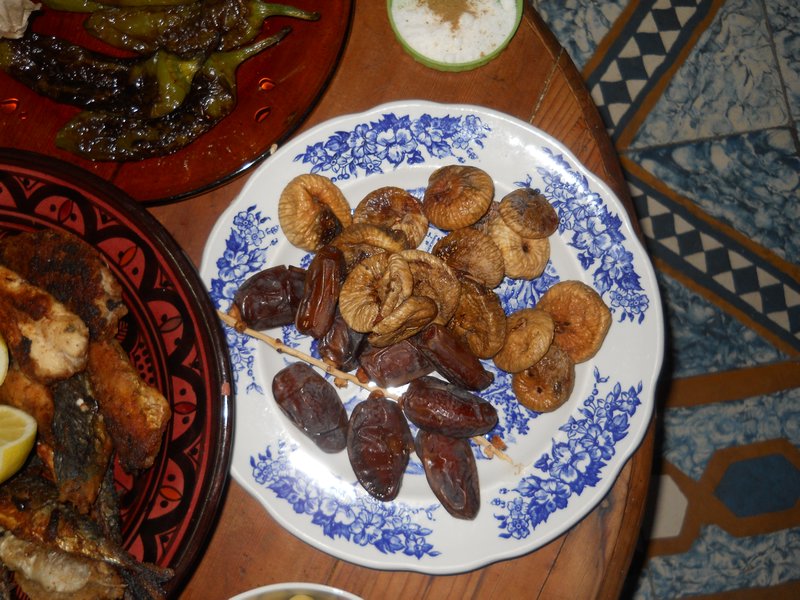 dates and dried figs