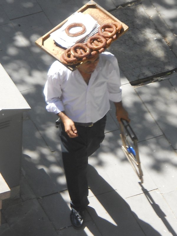 street bread seller