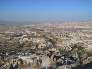 view from top of Uchisar Castle