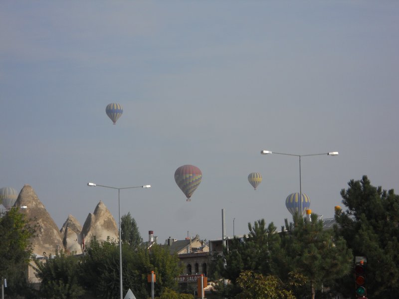 balloons over Goreme