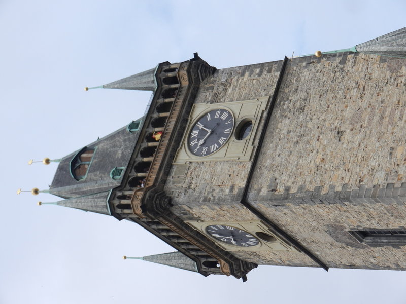 Bugle in clock tower