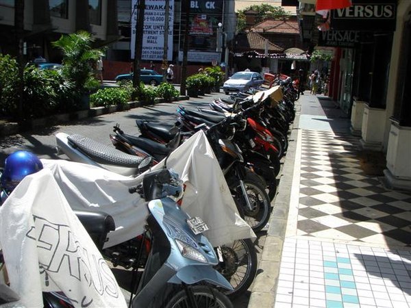 Motorbikes everywhere!