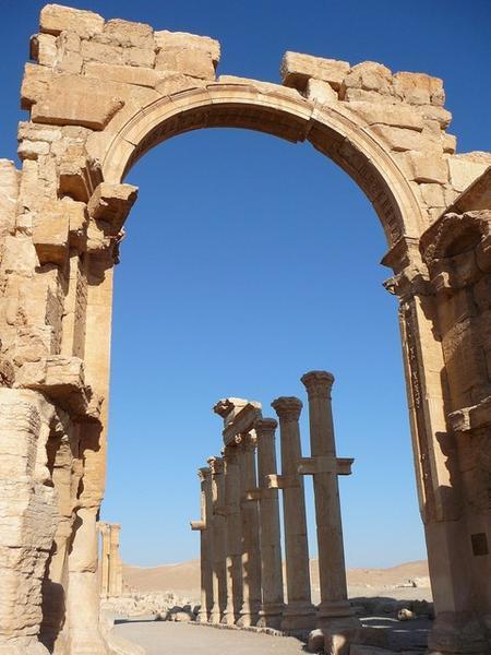 Hadrian's Gate in Palmyra