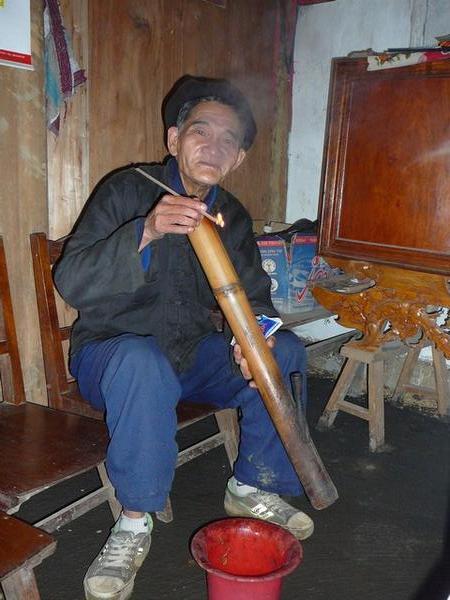 Grandpa's peace pipe