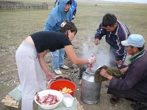 Mongolian hot-pot