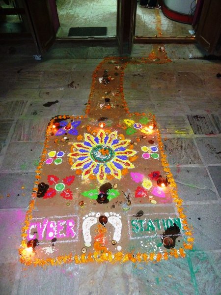 Deepavali festival decorations
