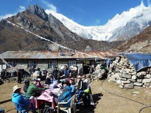 Lunch at Kyanjin Gompa 