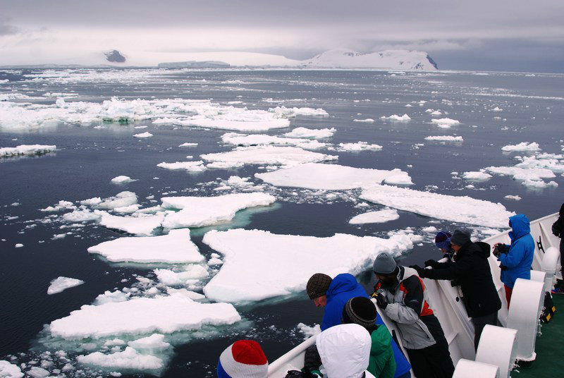 pack ice near the Weddell Sea