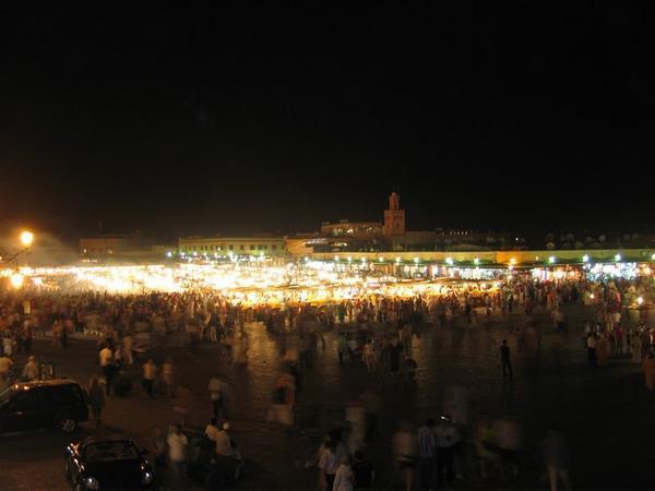 Djemaa el-Fna at night