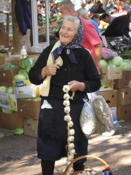 Garlic lady