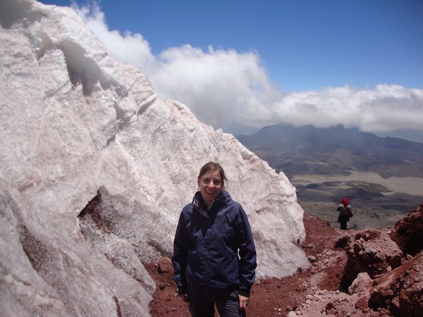 Up at the ice on Cotopaxi