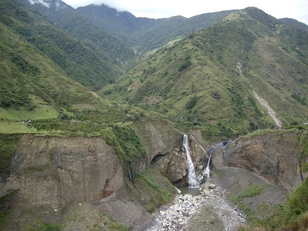 Waterfall outside Baños