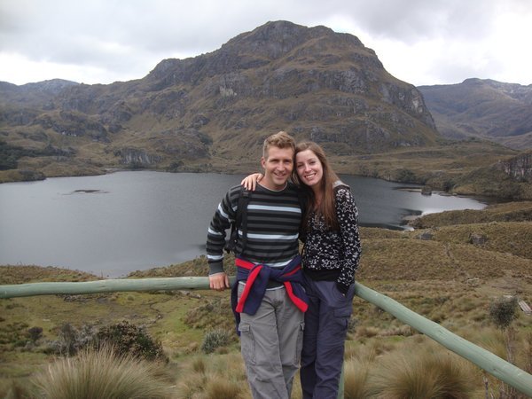 Deb and I at high point of Parque Nacional Cajas