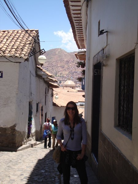 Cuscos narrow streets