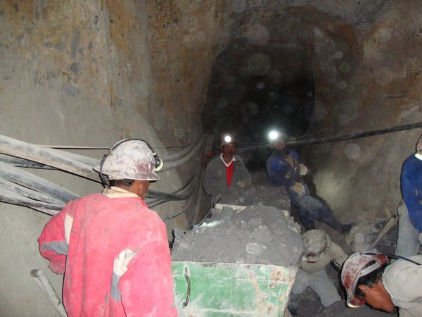 Miners at work