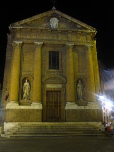 Night time in Siena