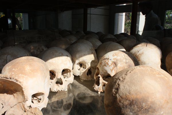 Skulls at the Killings Fields