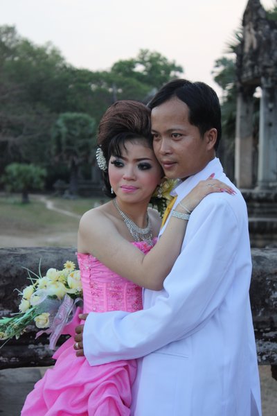 Wedding in Angkor Wat