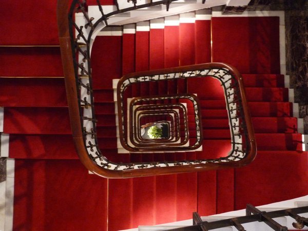 Hotel staircase