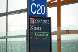 Flight to Xian