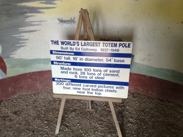 The largest totem pole