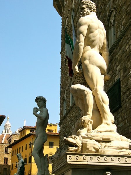 Zeus and David Piazza Vecchio
