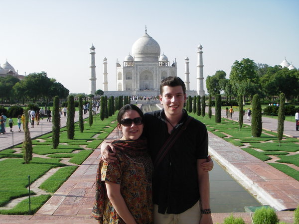Phred and I at the Taj Mahal