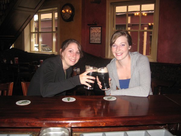 Our first Guinness in Ireland