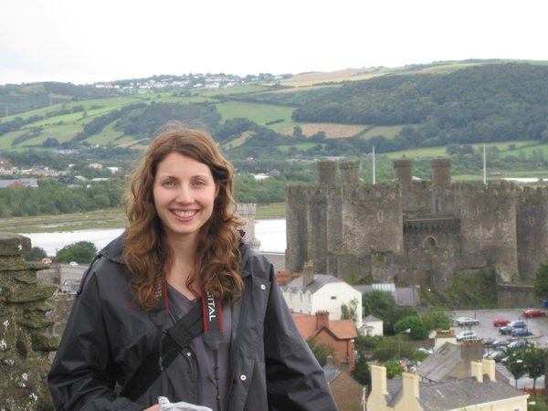 Conwy Castle, Wales - Meg = Tourist