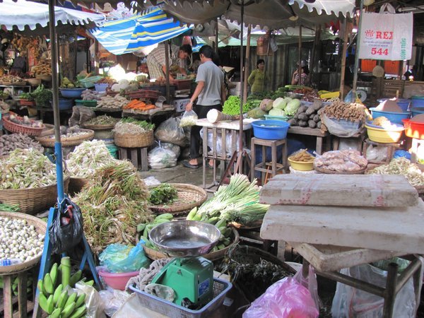 Markt in Chau Doc