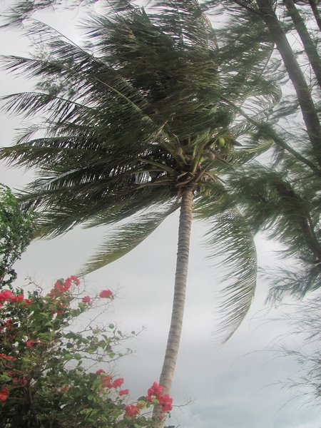 Aufkommender Sturm in Sri Thanu