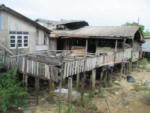Kuala Terengganu - Kampung- (Dorf-)Haus