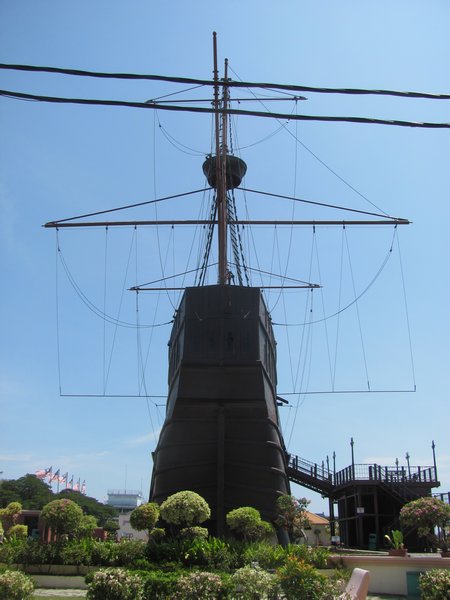 Nahbau eines portugiesischen Schiffs
