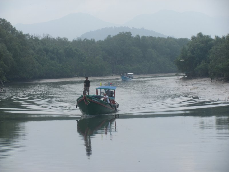 Longtailboot bei Ranong