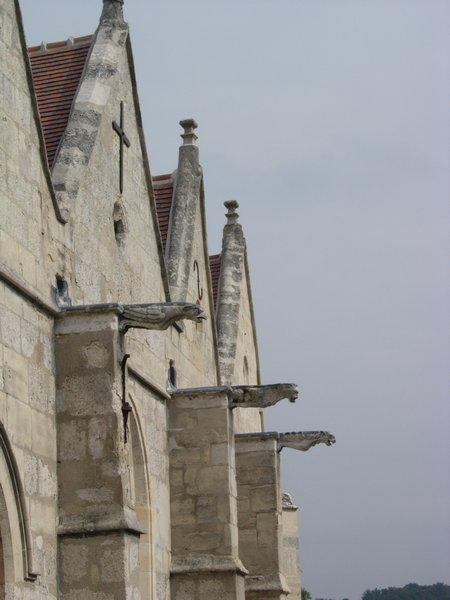 Gargoyles on the Fourges church