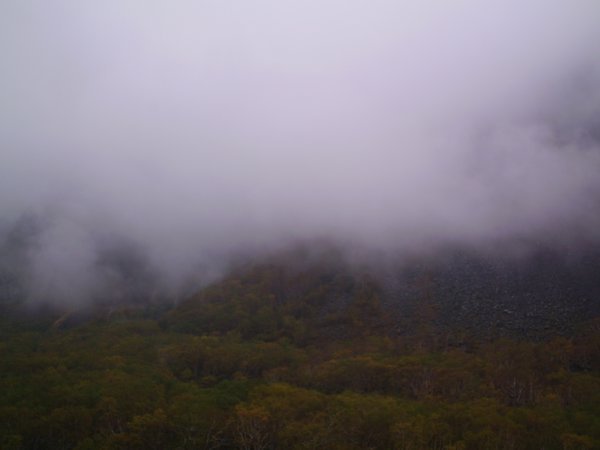 Changbai Shan in the fog II