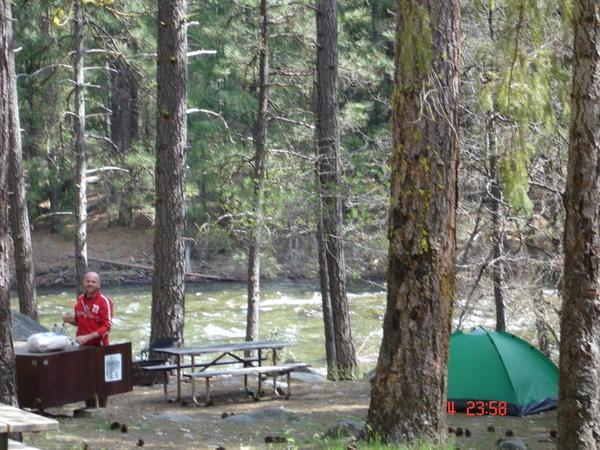 Our Campsite at Wawona - Yosemite Park