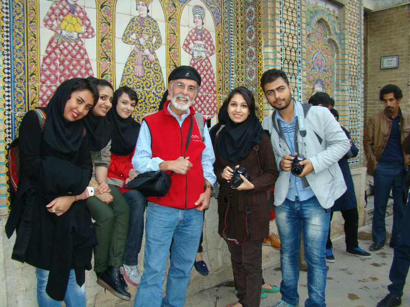 A group of university student of architectural in Shiraz