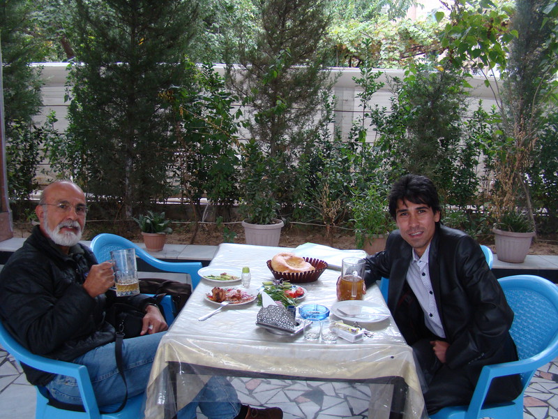 Lunch with the filmmaker Jalal Shafie