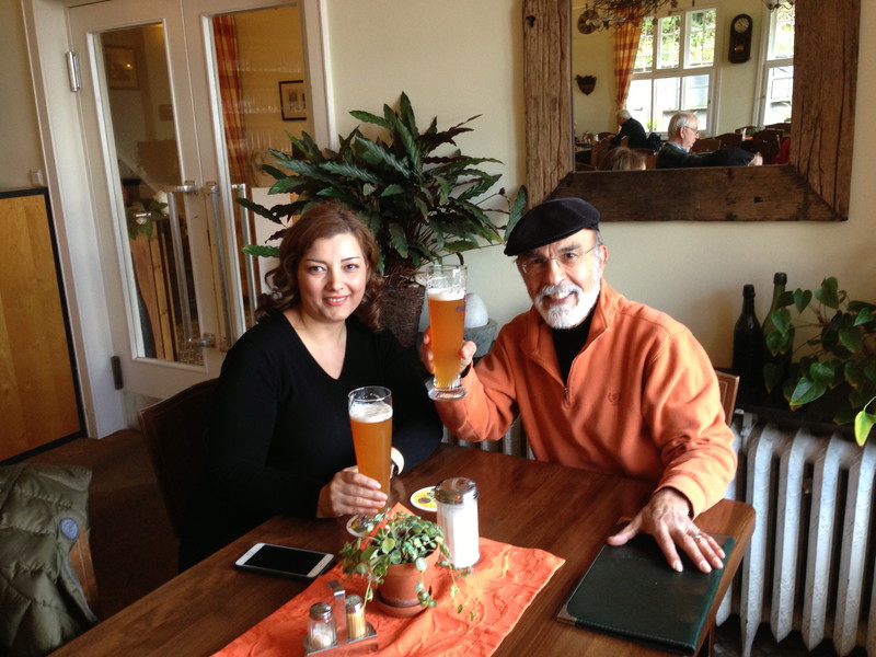 Enjoying a good German beer in Cologne
